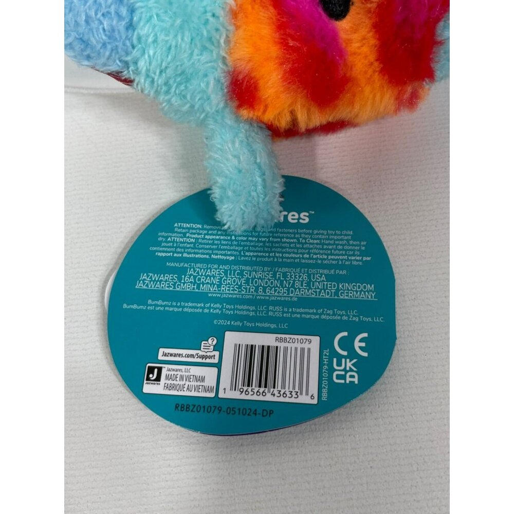 BumBumz 3.5" Sara The Lava Lamp Plush Clip Keychain RetroBumz Series - Picture 6 of 7